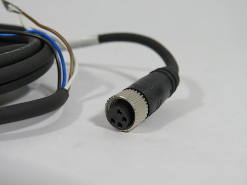 Keyence OP-73864 Single-Ended Connector Cable 4-Wire M8 Connector 2m Length USED