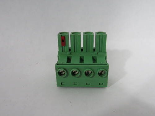 Phoenix Contact PC16/4-10,16 Green PCB Connector 16mm2 4 Position 76A 1000V USED