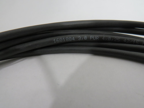 Phoenix Contact SAC-4P-3,0-PUR/M8FR Sensor/Actuator Cable M8 3M *Cut Ends* USED