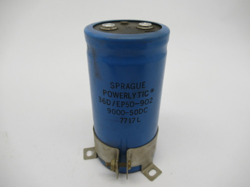 Sprague Powerlytic 36D/EP50-902 Capacitor 9000-50DC USED