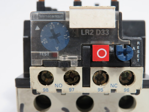 Telemecanique LR2-D3322 Bimetallic Overload Relay 17-25A USED