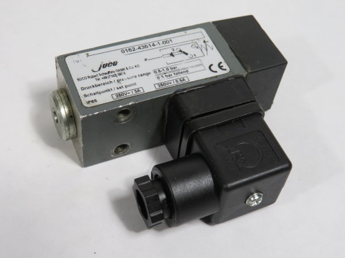 Suco 0162-43614-1-001 Diaphragm Pressure Switch 250VAC@3A 250VDC@0.5A USED