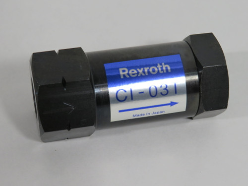 Rexroth CI-03T Inline Check Valve 3/8" UNKNOWN CRACKING PRESSURE NOP