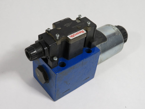 Rexroth R900943981 Directional Control Valve 24VDC 1.46A NO CONNECTOR GLAND USED