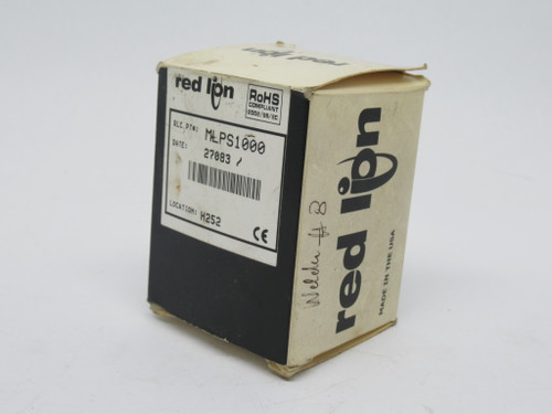 Red Lion MLPS1000 Micro Line Power Supply 12VDC 400mA NEW