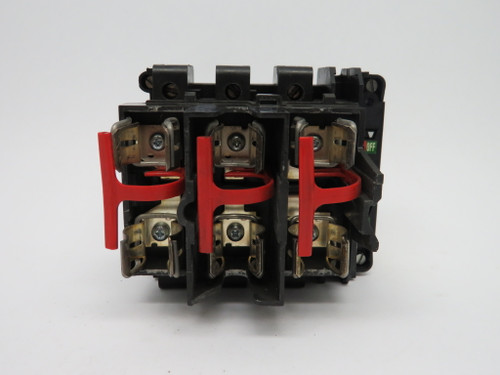 Hubbell 62312-1 Type UFS63 Molded Fuse Switch 60A 600V 250VDC SHELF WEAR USED