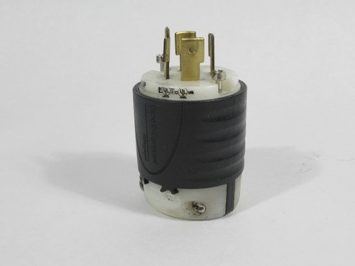 Pass & Seymour L1420P Clamping Turnlok Plug 20A 125/250V 3-Pole 4-Wire USED
