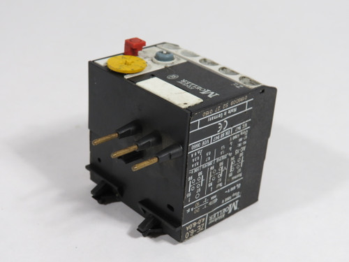 Klockner-Moeller ZE-6.0 Overload Relay 4.0-6.0A 600V USED