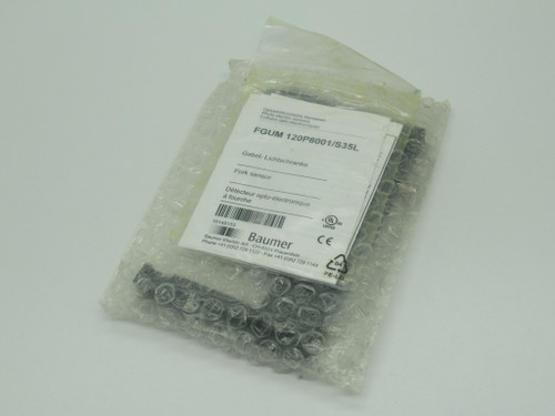 Baumer FGUM-120P8001/S35L Fork Sensor 120mm 10-35VDC 200mA NEW