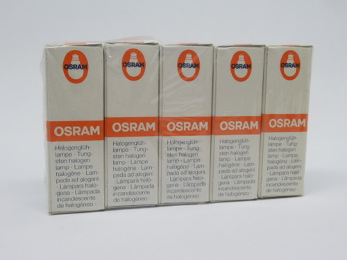 Osram 64425 Halostar Halogen Bulb G4 M47 20W 12V *5-Pack* SEALED NEW