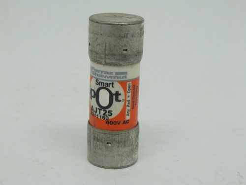 Ferraz Shawmut Mersen AJT25 Amp-Trap Smart Spot Time Delay Fuse 25A 600VAC USED