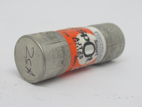 Ferraz Shawmut Mersen AJT25 Amp-Trap Smart Spot Time Delay Fuse 25A 600VAC USED