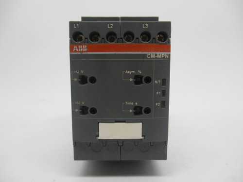 ABB CM-MPN.62S Multifunction RMS Monitoring Relay 3PH 230VAC/3A 24VDC/2A USED