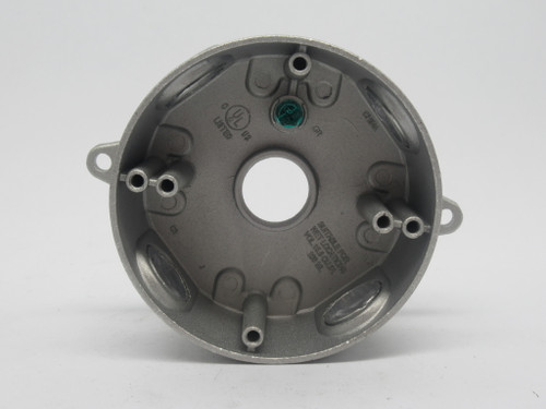 RAB 3/4DVXJ/C Weatherproof Outlet Box w/ Cover 3/4" 4-Plugs NOP