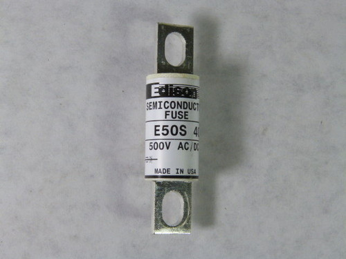 Edison E50S40 Semiconductor Fuse 40A 500V Damaged Box ! NEW !