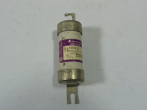 Appleton 24015 Fuse 15A 600V USED