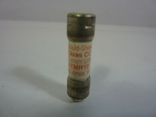 Gould Shawmut ATMR10 Current Limiting Fuse 10A 600V USED