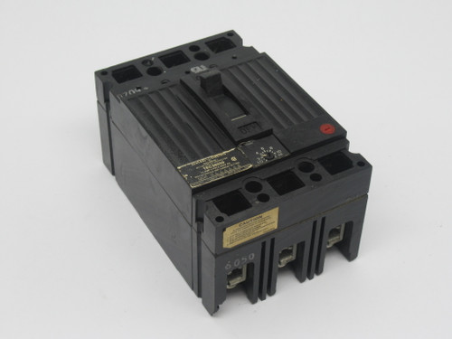 General Electric TEC36050 Molded Case Circuit Breaker 50A 600VAC 3-Pole USED