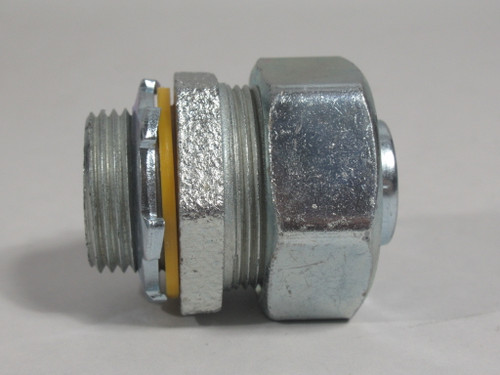 Crouse-Hinds LTB75 Liquidtight Straight Conduit Connector 3/4" D *LOT OF 4* USED