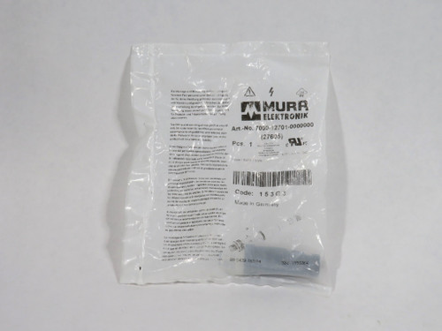 Murrelektronik 7000-12701-0000000 Male Straight Connector M12 4-Pole 4-6mm NWB