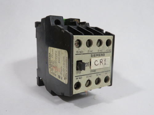 Siemens 3TH-8022-0A Contactor Relay 115V 50/60Hz USED