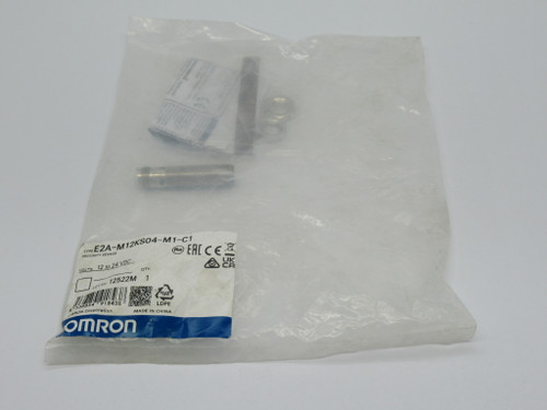 Omron E2A-M12KS04-M1-C1 Inductive Proximity Sensor 4mm Range NPN 12-24VDC NWB