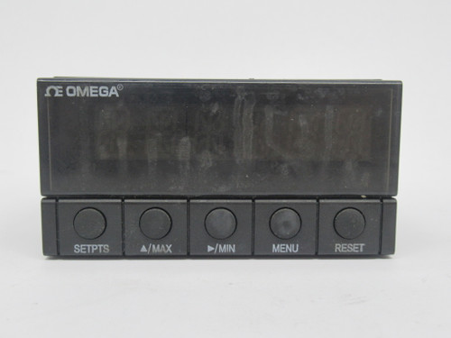 Omega DP41-S-R4 High Performance Strain Gauge Meter 6-Digit Display USED