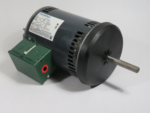 Marathon 1HP/0.75kW 1075RPM 200-230/460V 56Y OPAO 1Ph 6-5.2/2.6FLA NO KEY USED