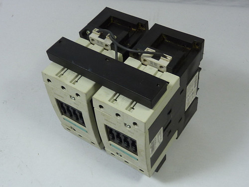 Siemens 3RA1344-8XB30-1AK6 Reversing Contactor 110V@50Hz 120V@60Hz USED