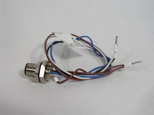 Turck FS 4.4-0.5/18.25 Male Connector 4-Wire 1/4-18NPT U9507 CUT TO 27cm USED