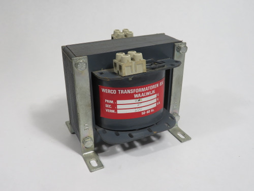 Werco Transformer 100VA Pri 220V Sec 24V 50/60Hz USED