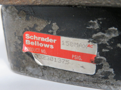 Schrader Bellows 032301375 Sliding Seal Valve 3/8"NPT 3-Pos COSMETIC DAMAGE USED