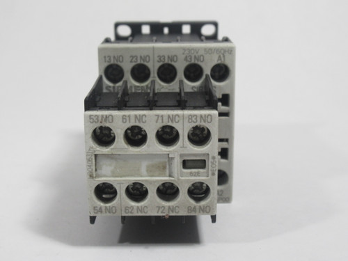 Siemens 3RH1262-1AP00 Contactor Relay 230V 50/60Hz 6NO + 2NC USED