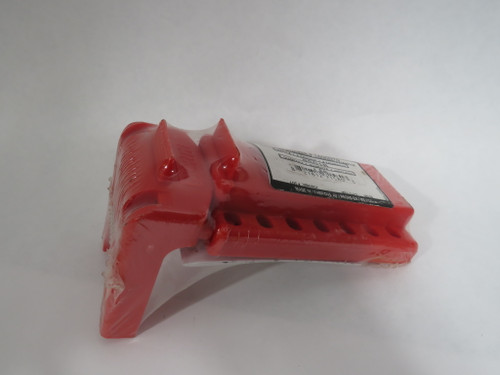 North Honeywell BS01R Red Ball Valve Lockout 7/8"W 3/8"-1-1/4" *Holey Bag* NWB