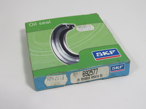 SKF Chicago Rawhide 692577 Nitrile Oil Seal 55mm ID 80mm OD 8mm W SHELF WEAR NEW