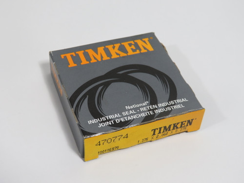 Timken 470774 Oil Seal 1.375" ID 2.062" OD 0.375" W NEW