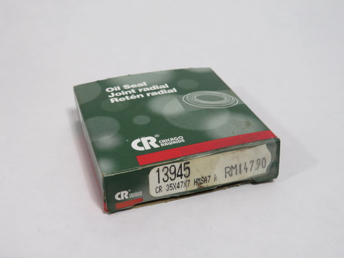Chicago Rawhide 13945 Nitrile Oil Seal 35mm ID 47mm OD 7mm W NEW