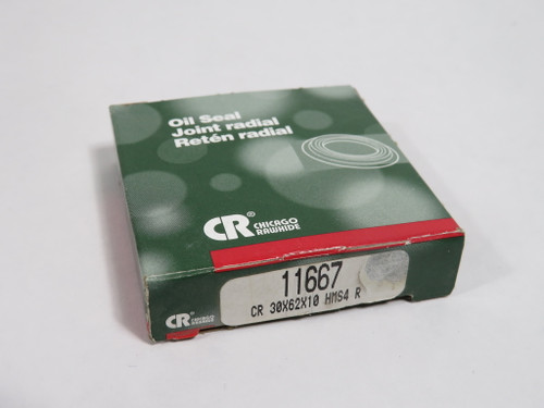 Chicago Rawhide 11667 Nitrile Oil Seal 30mm ID 62mm OD 10mm W KOK BOX DAMAGE NEW