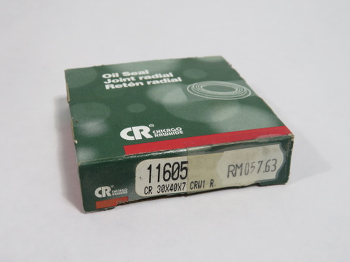 Chicago Rawhide 11605 Oil Seal 30mm ID 40mm OD 7mm W NEW