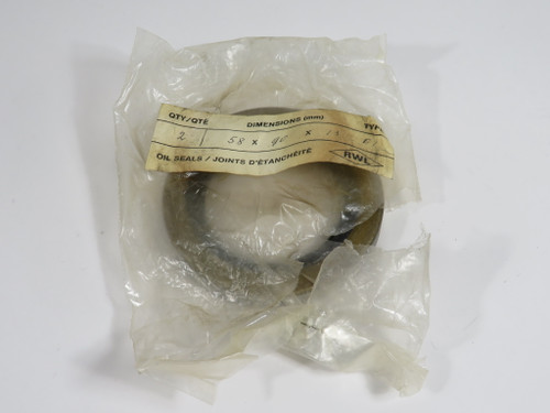 RWL 58X90X13 Oil Seal 58mm ID 90mm OD 13mm W SHELF WEAR/OPEN BAG NWB