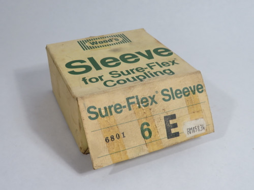 Wood's 6E EPDM Sure-Flex Sleeve 3-3/4" D 1-7/8" W DAMAGED BOX NEW