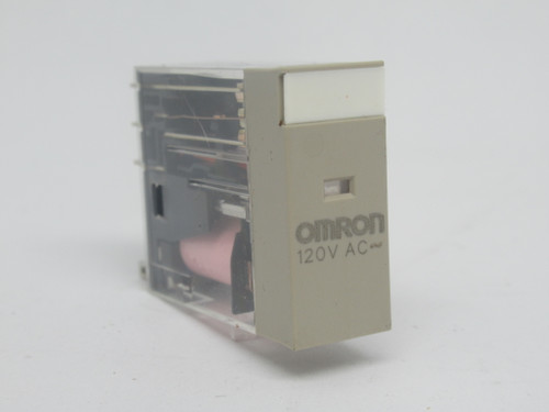 Omron G2R-2-S-AC120(S) Plug In Relay 120VAC Coil 5A 8-Pin NOP