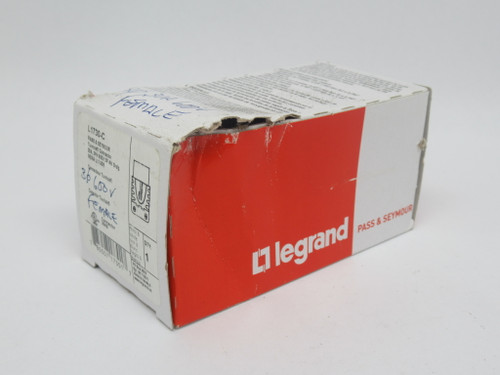 Pass & Seymour Legrand L1730-C Turnlok Connector 30A 600V 3P 4W DAMAGED BOX NEW