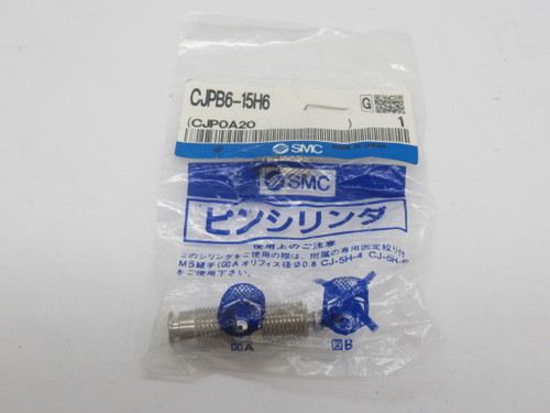 SMC CJPB6-15H6 Pin Cylinder 6mm Bore 15mm Stroke NWB