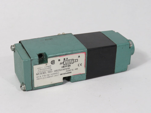Numatics 081SA400K Solenoid Valve 110-115V@50Hz 110-120V@60Hz 0.15A Coil USED