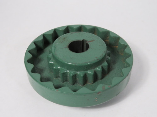 TB Wood's 6S34 6SX3/4 Sleeve Coupling Flange 3/4" Bore 4" OD SHELF WEAR NOP