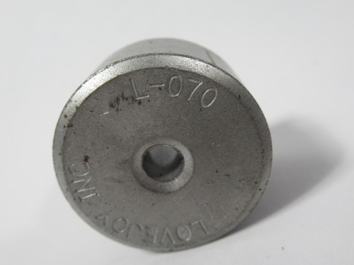 Lovejoy L070 HUB 1/4 RSB N/LBL Jaw Coupling Hub 1/4" Plain Bore SHELF WEAR NOP