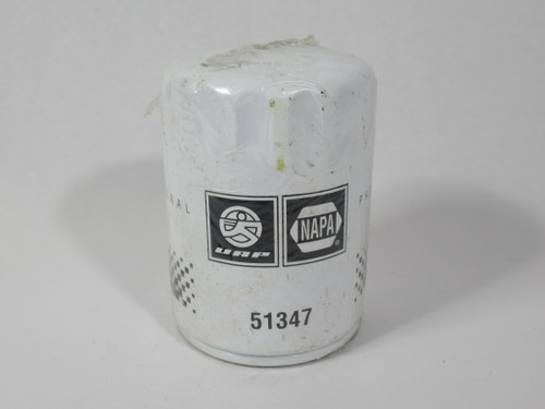 NAPA 51347 Spin-On Oil Filter 21micron 2.921" OD 4.828" H SHELF WEAR NOP