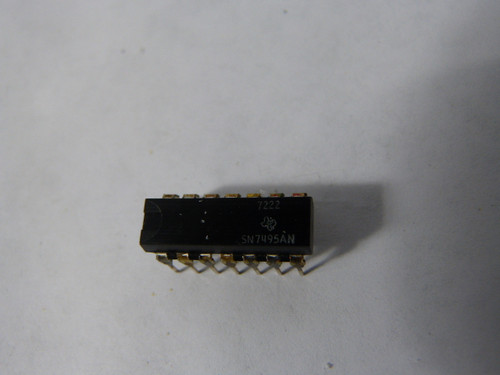 Texas Instruments SN7495AN Plastic Dipped 14 Pin Integrated Circuit USED