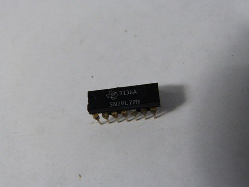 Texas Instruments SN74L72N Plastic Dipped 14 Pin Integrated Circuit USED
